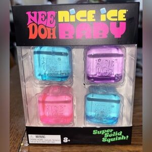 NeeDoh Nice Ice Baby 4 pack (Assorted Colors)